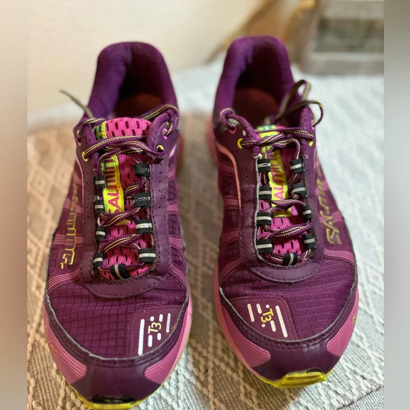 Salming Womens Trail T3 RunLite RocShield Trail Running Shoes, Size 7.5, Magenta - Picture 2 of 11